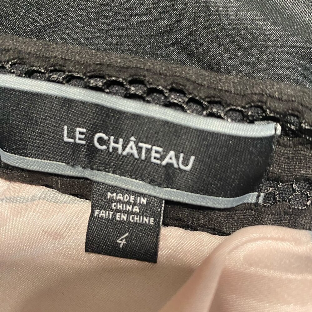 Le Chateau - Long Fit & Flare Blk/pink Underlay - 4 - Picture 8 of 9